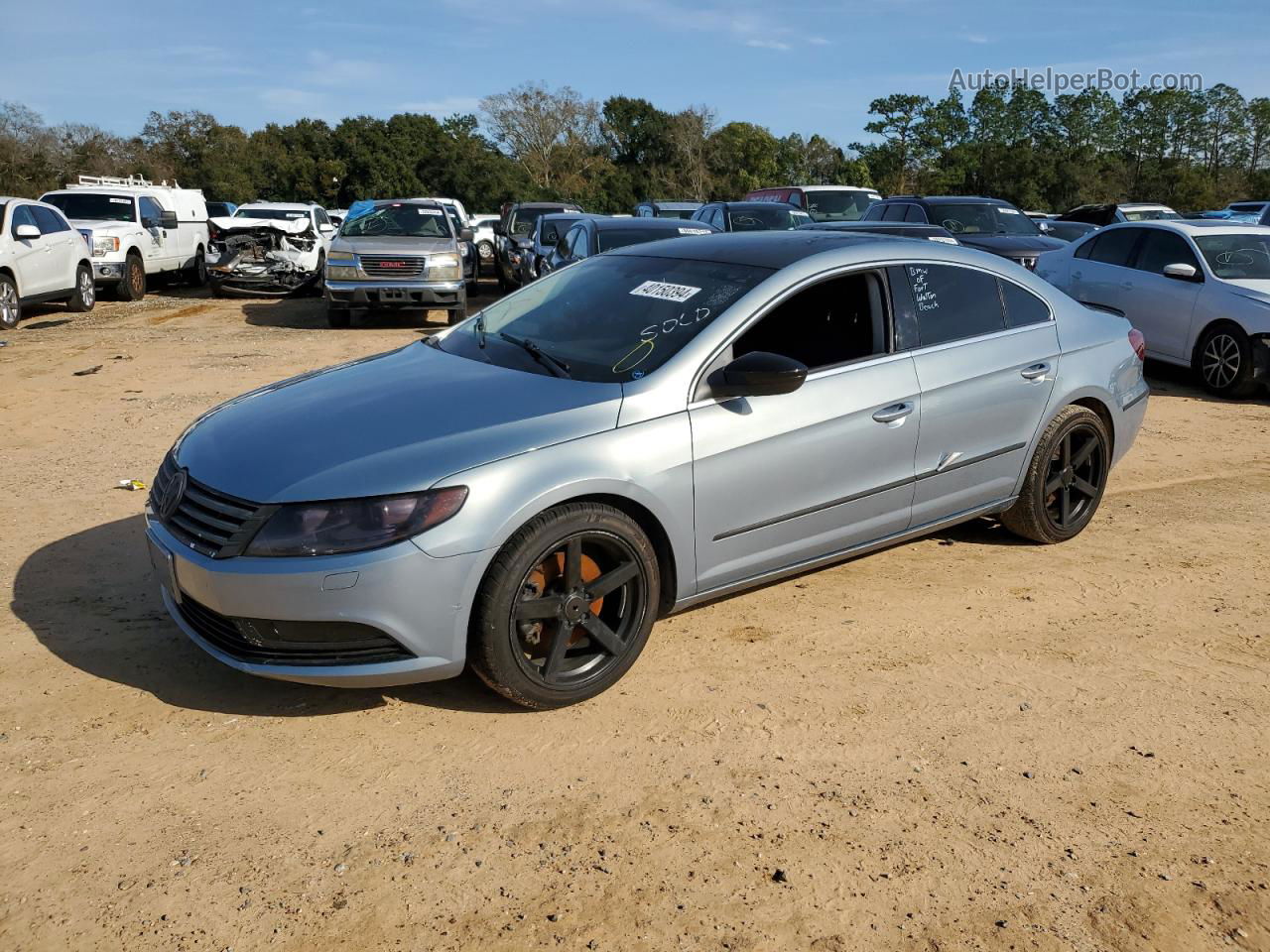 2013 Volkswagen Cc Sport Gray vin: WVWBN7AN8DE506911