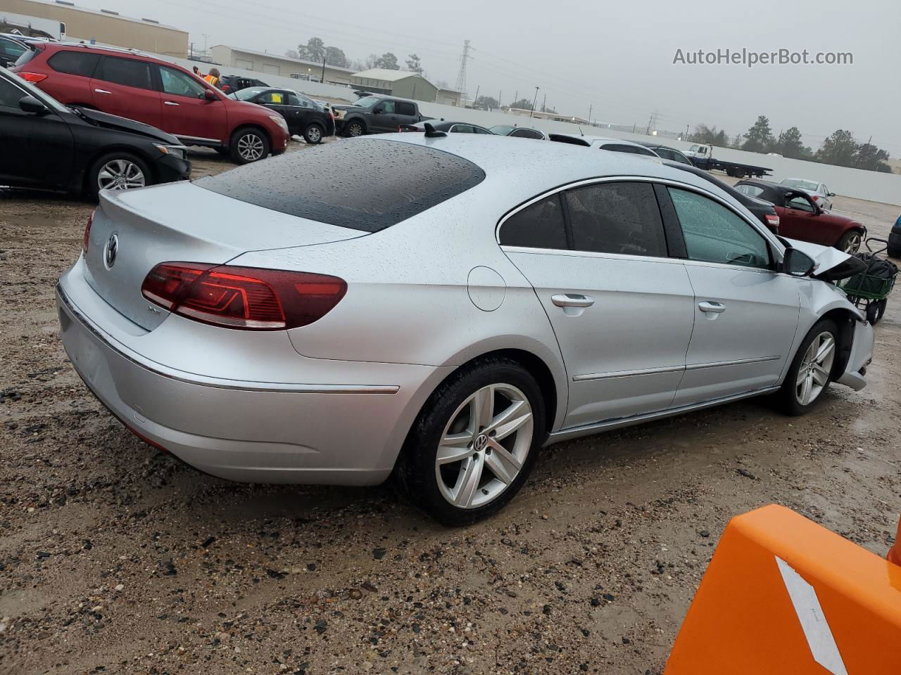 2013 Volkswagen Cc Sport Silver vin: WVWBN7AN8DE551430