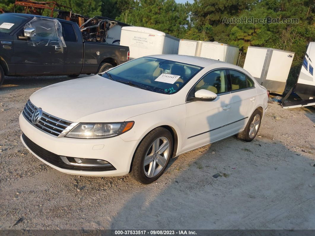 2014 Volkswagen Cc Sport White vin: WVWBN7AN8EE500771