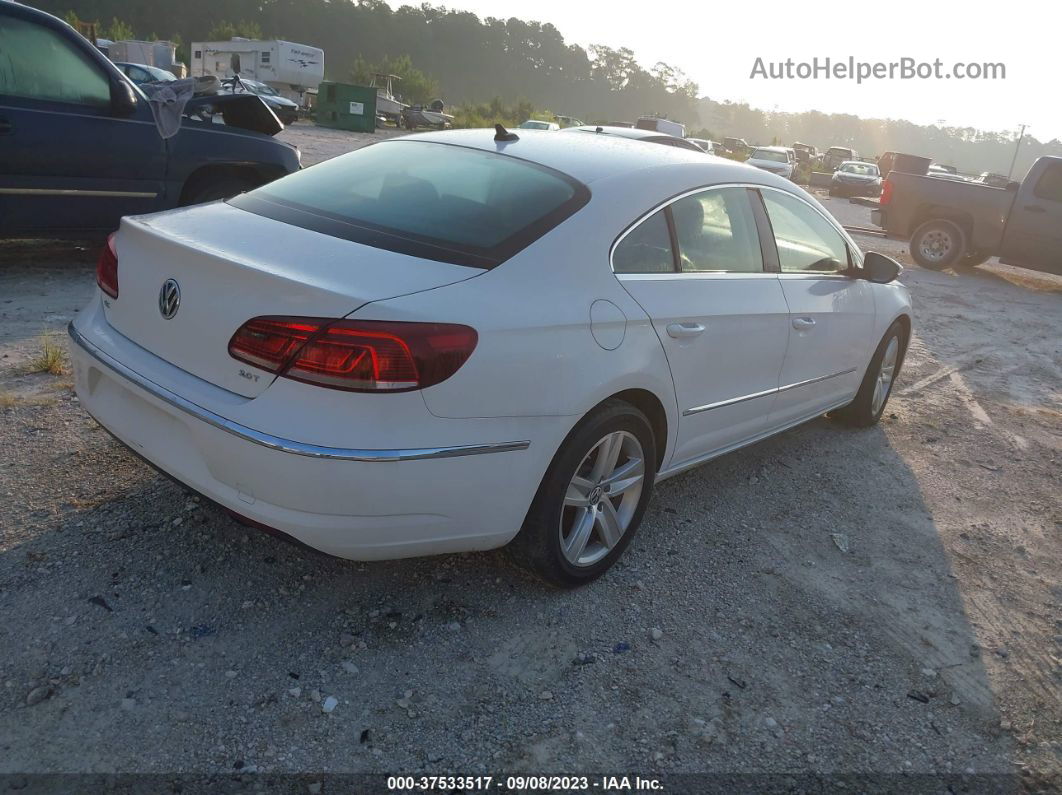 2014 Volkswagen Cc Sport White vin: WVWBN7AN8EE500771