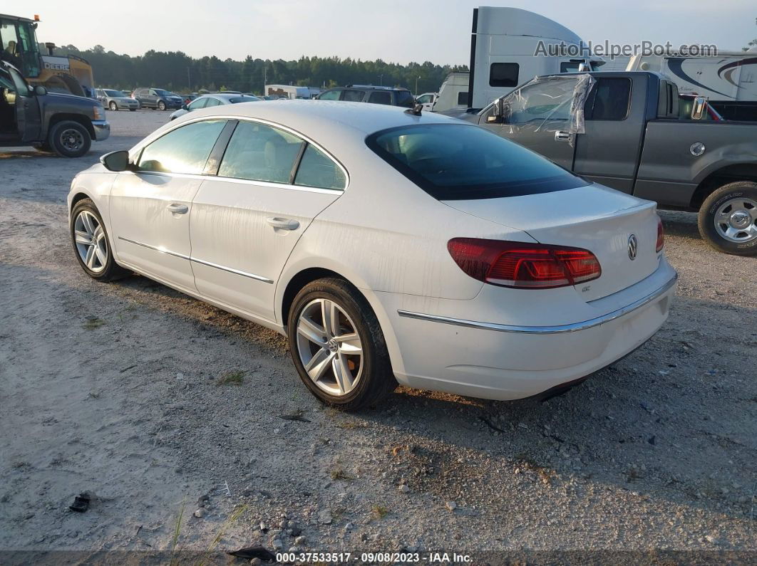 2014 Volkswagen Cc Sport White vin: WVWBN7AN8EE500771