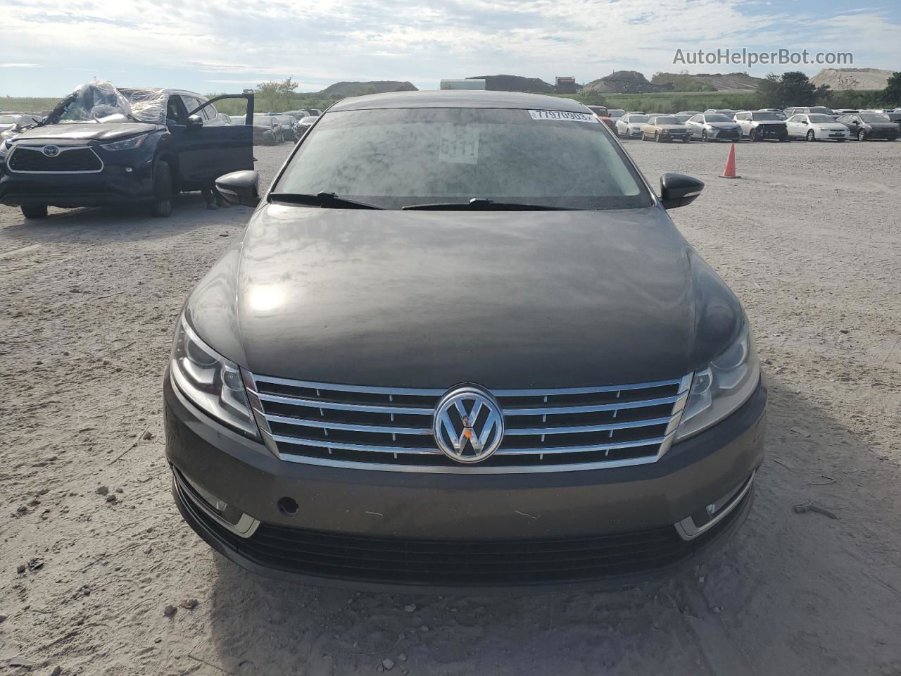 2014 Volkswagen Cc Sport Brown vin: WVWBN7AN8EE501922