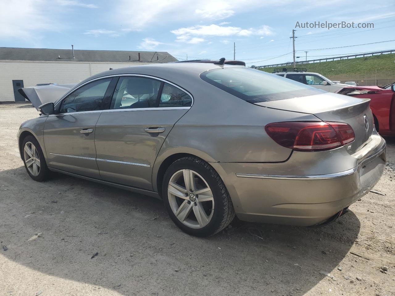 2014 Volkswagen Cc Sport Silver vin: WVWBN7AN8EE524679