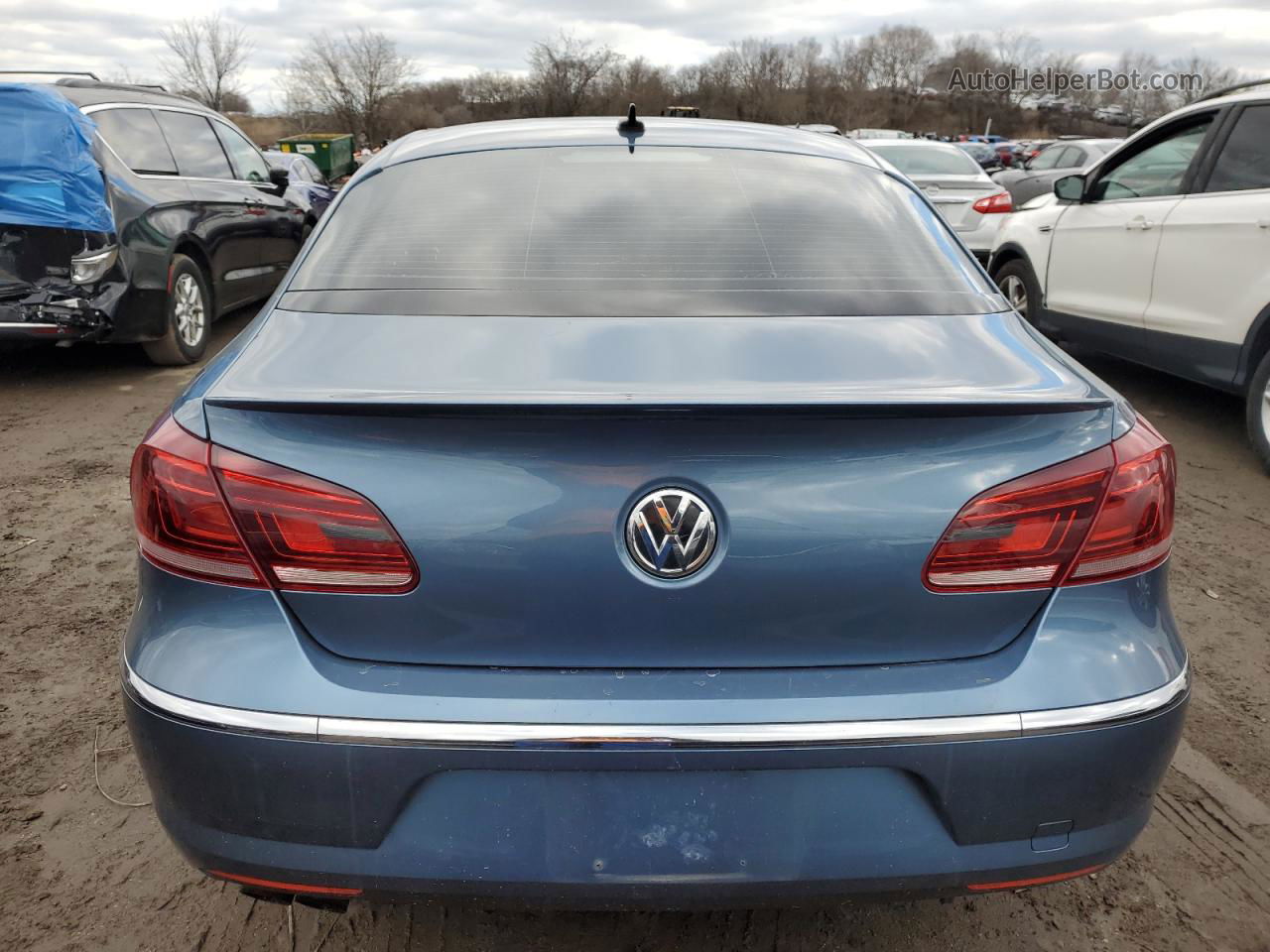 2016 Volkswagen Cc Base Blue vin: WVWBN7AN8GE520103