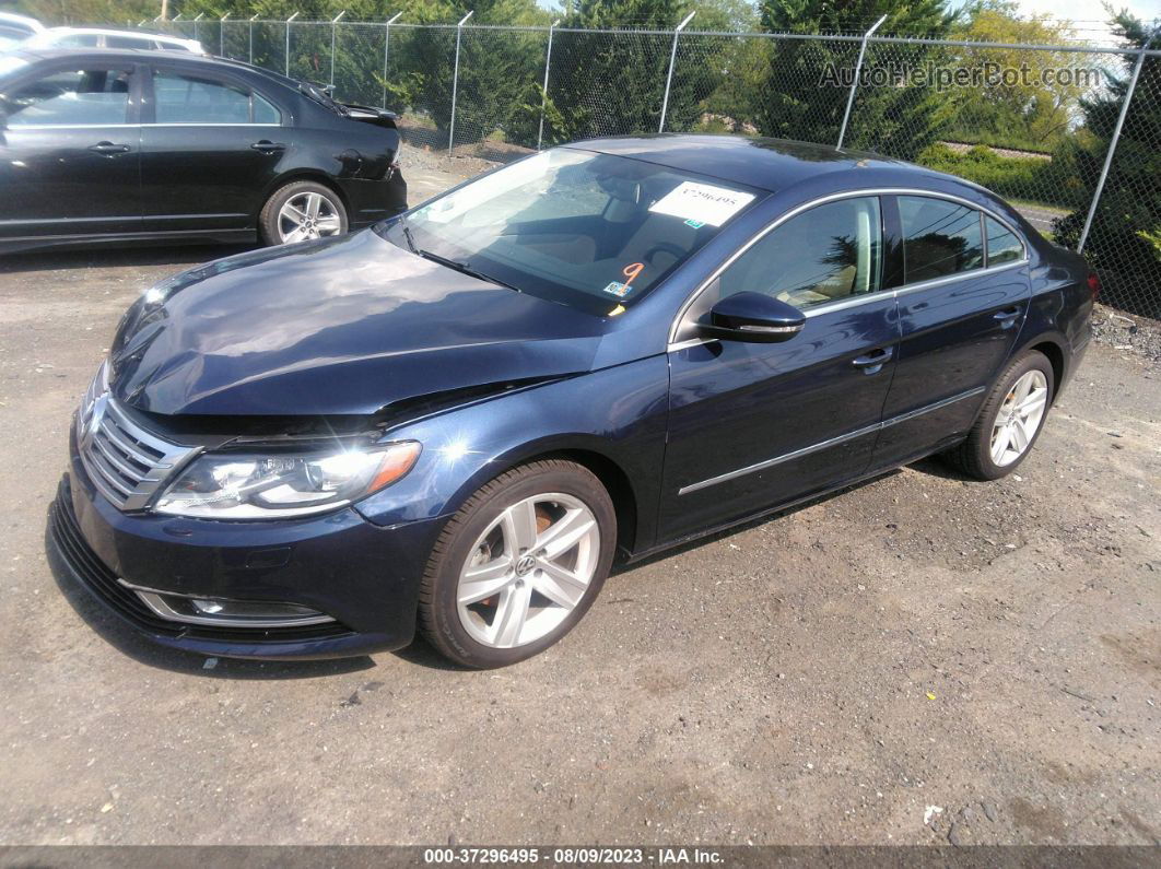 2013 Volkswagen Cc R-line/sport/sport Plus Blue vin: WVWBN7AN9DE505668