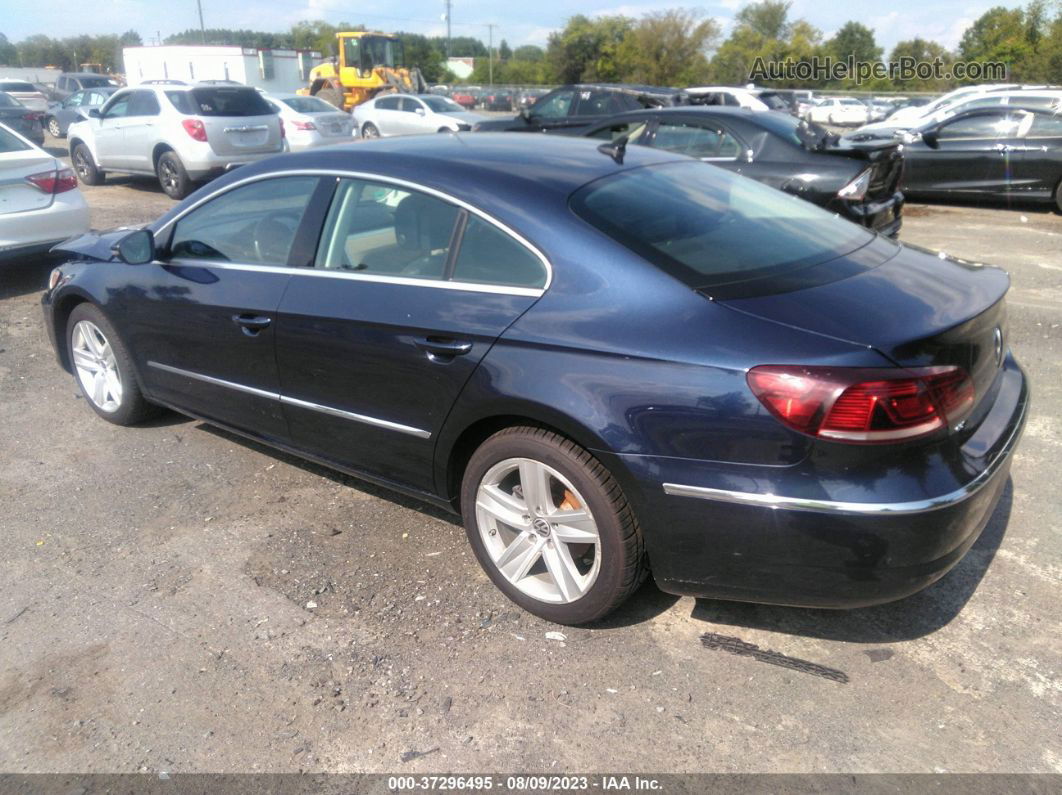 2013 Volkswagen Cc R-line/sport/sport Plus Blue vin: WVWBN7AN9DE505668