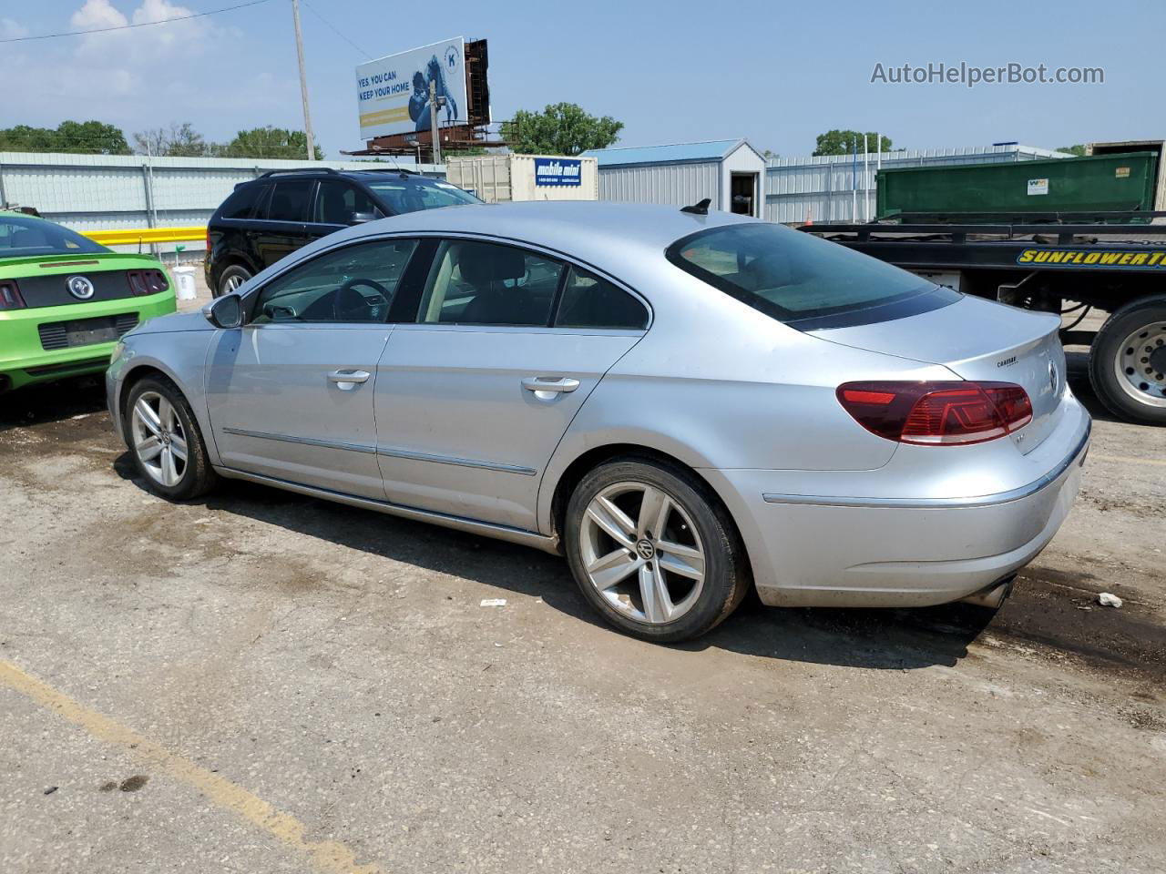 2013 Volkswagen Cc Sport Silver vin: WVWBN7AN9DE517397