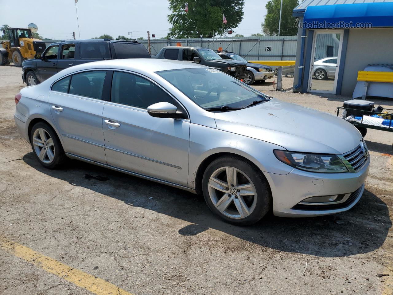 2013 Volkswagen Cc Sport Silver vin: WVWBN7AN9DE517397