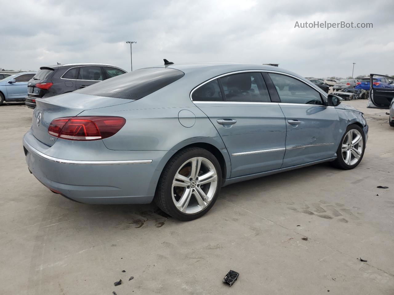 2013 Volkswagen Cc Sport Blue vin: WVWBN7AN9DE520851