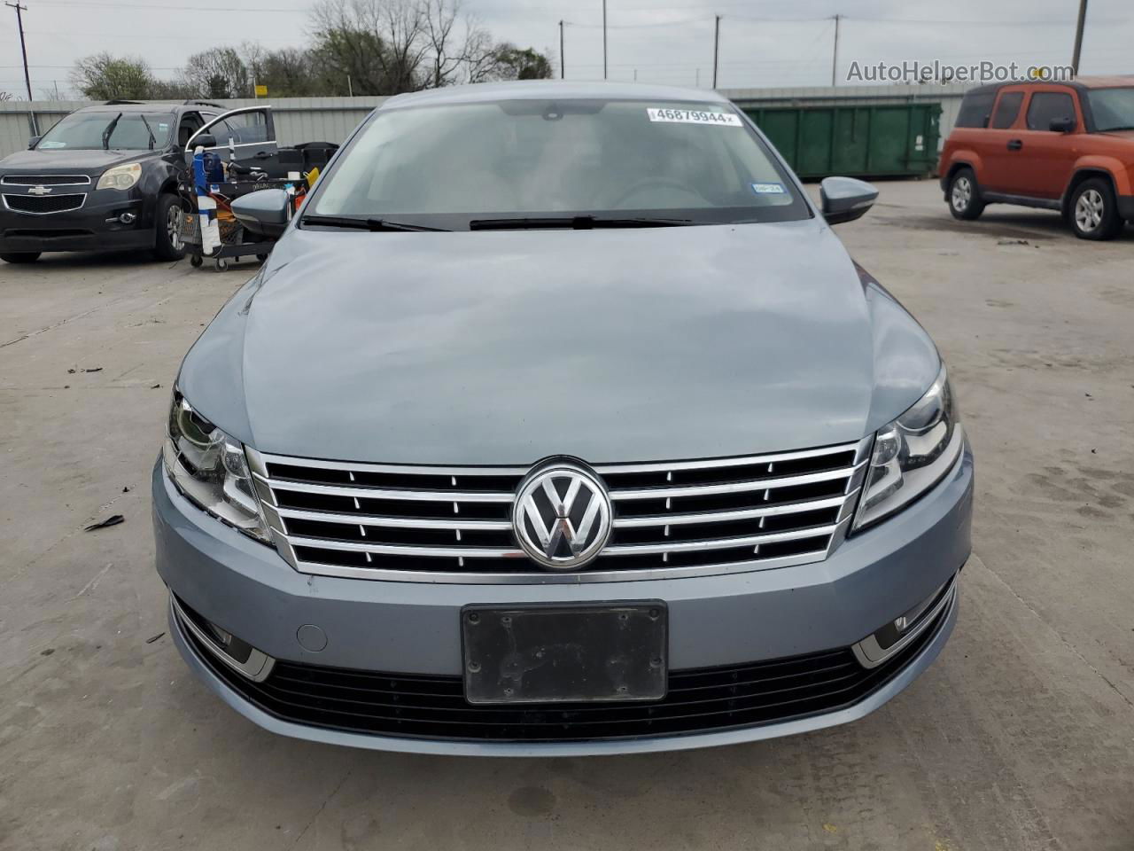 2013 Volkswagen Cc Sport Blue vin: WVWBN7AN9DE520851