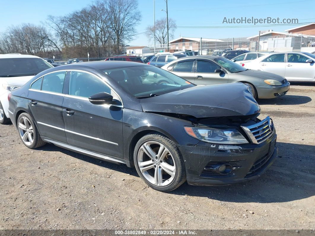 2013 Volkswagen Cc 2.0t R-line Black vin: WVWBN7AN9DE558550