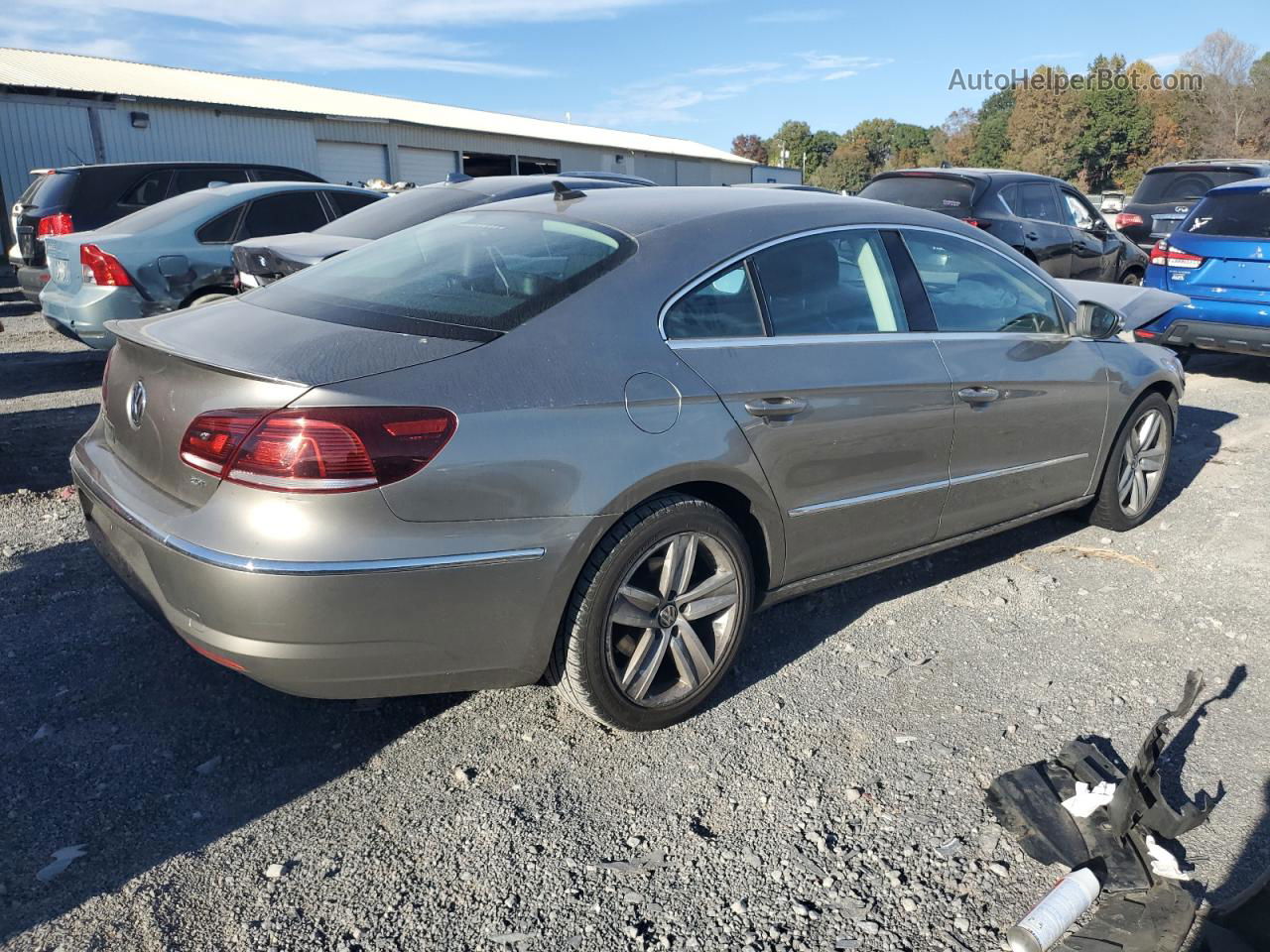 2013 Volkswagen Cc Sport Brown vin: WVWBN7AN9DE563957