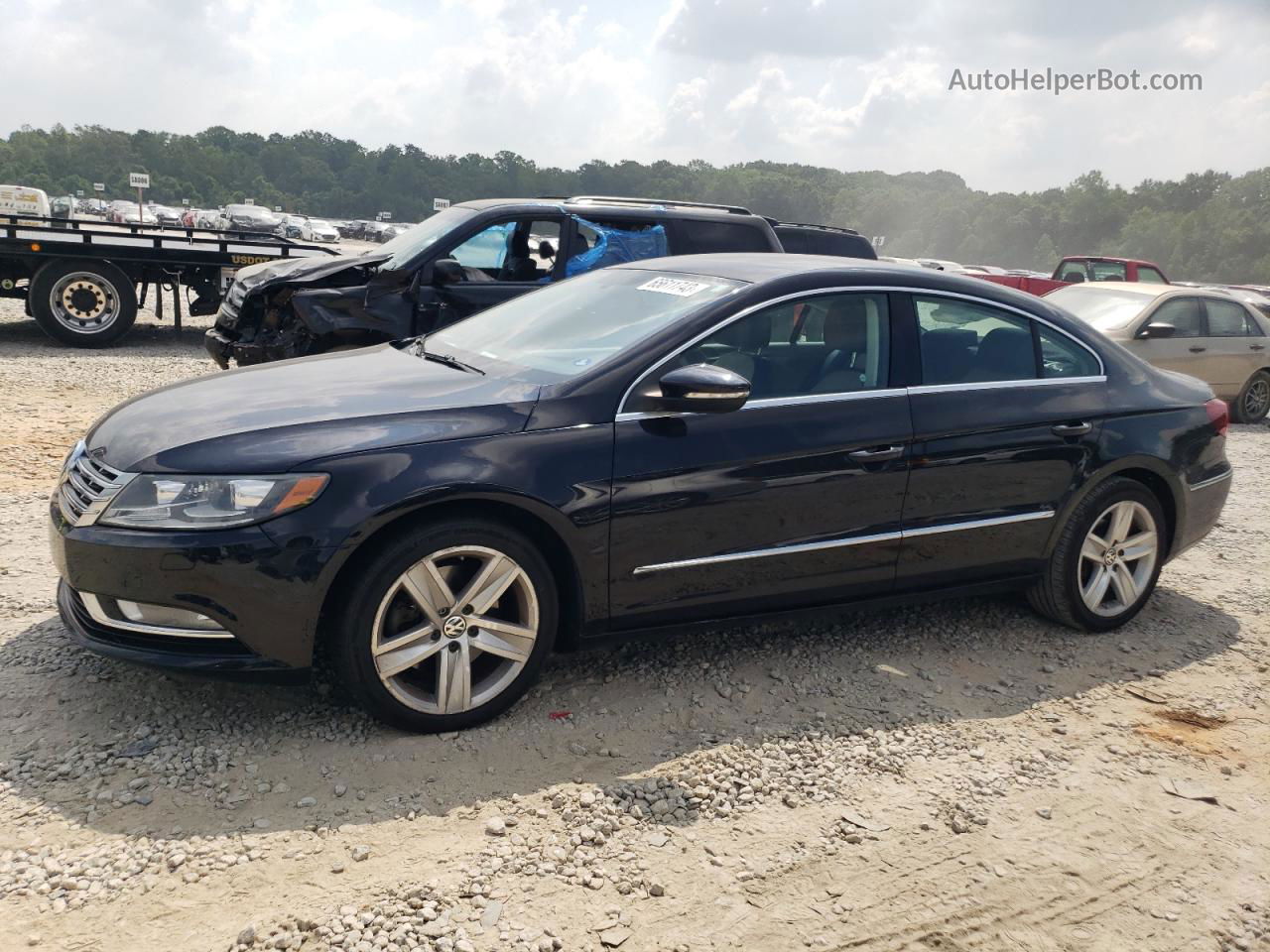 2014 Volkswagen Cc Sport Black vin: WVWBN7AN9EE502450