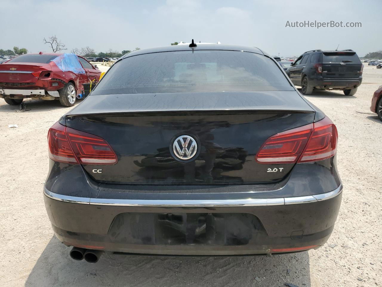 2014 Volkswagen Cc Sport Charcoal vin: WVWBN7AN9EE531883