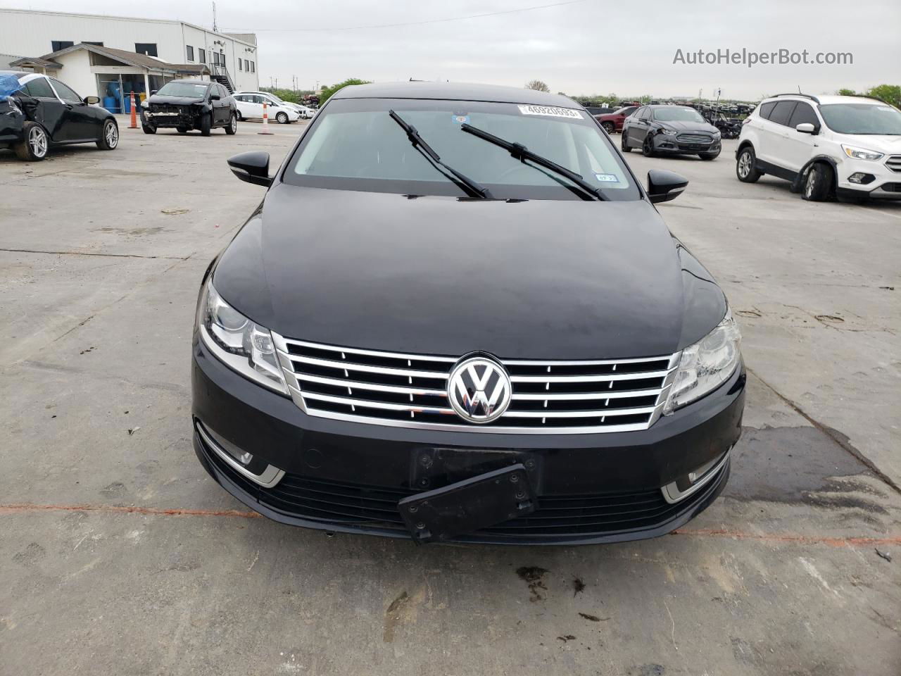 2014 Volkswagen Cc Sport Black vin: WVWBN7AN9EE536601