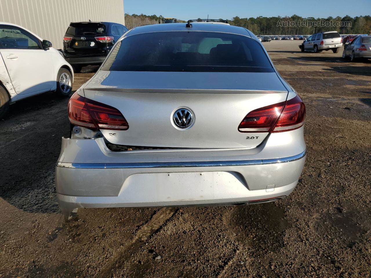 2013 Volkswagen Cc Sport Silver vin: WVWBN7ANXDE505579