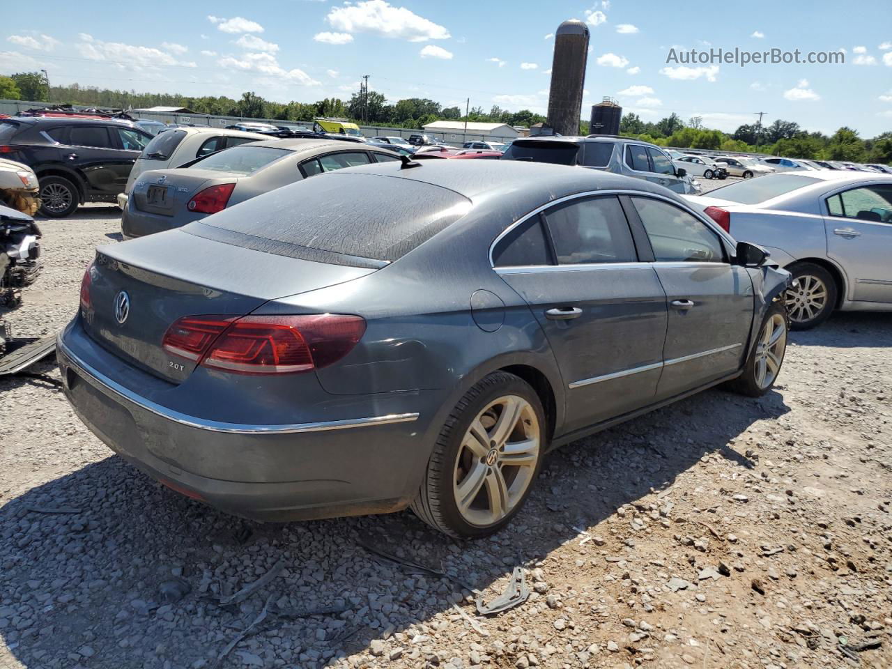 2013 Volkswagen Cc Sport Серый vin: WVWBN7ANXDE509776