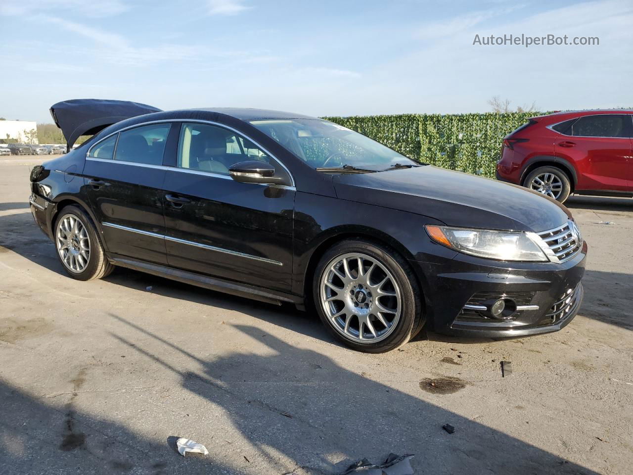 2013 Volkswagen Cc Sport Black vin: WVWBN7ANXDE545371