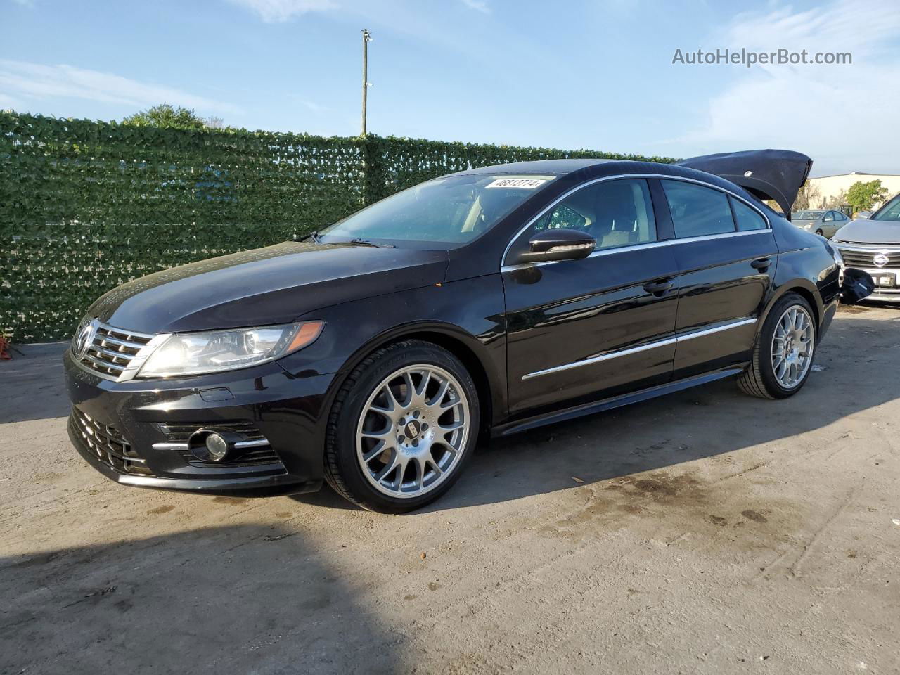 2013 Volkswagen Cc Sport Black vin: WVWBN7ANXDE545371