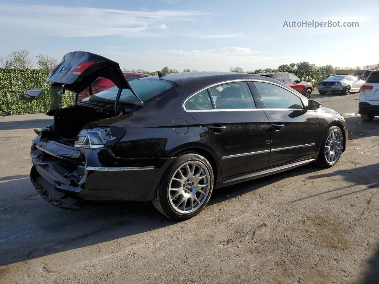 2013 Volkswagen Cc Sport Black vin: WVWBN7ANXDE545371