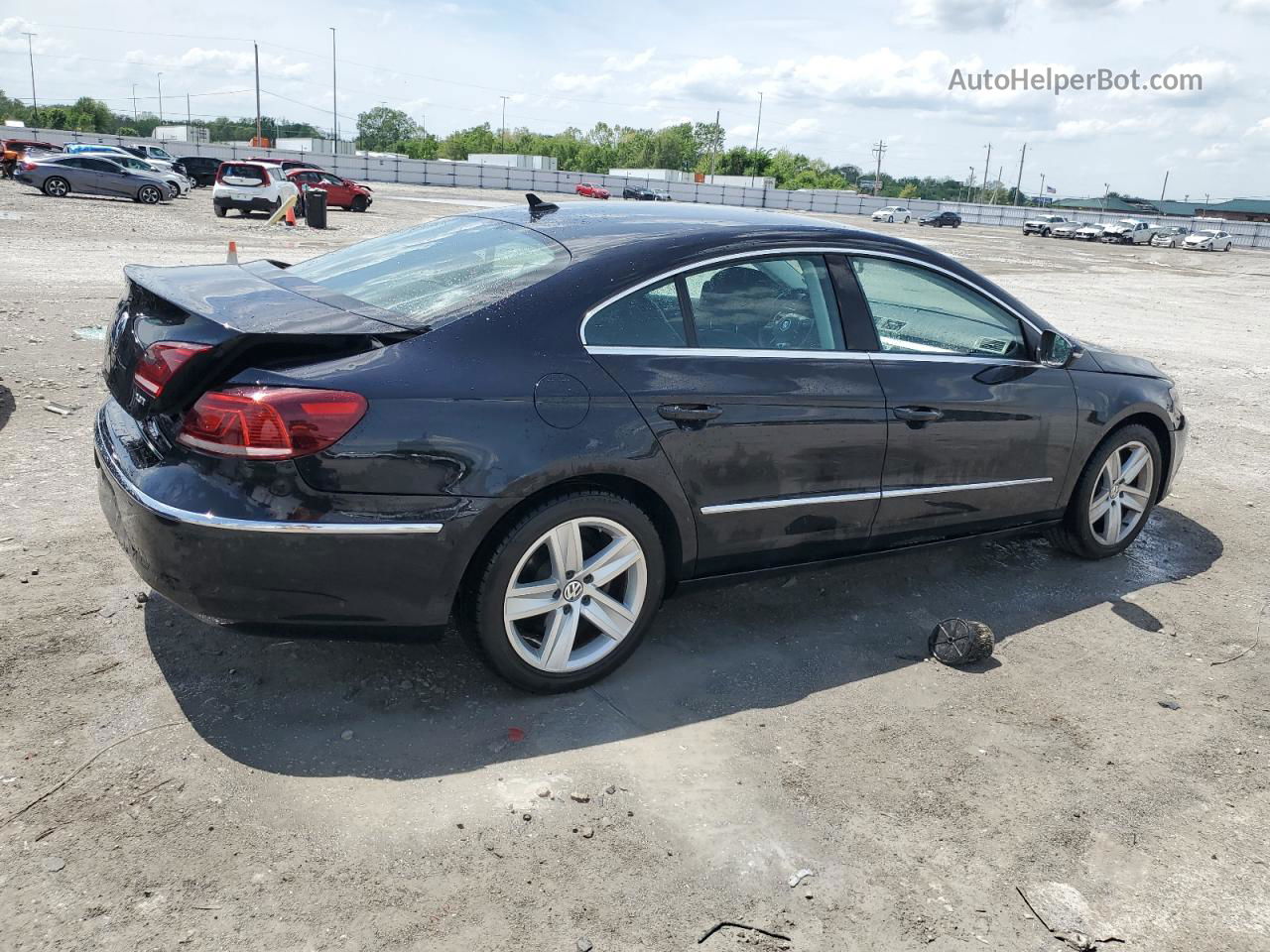 2013 Volkswagen Cc Sport Black vin: WVWBN7ANXDE546455