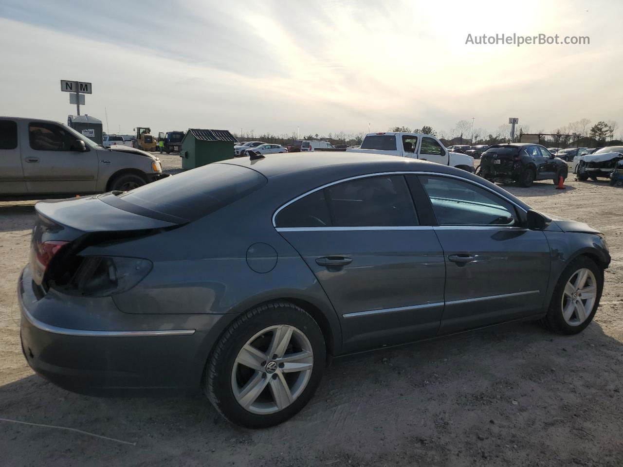 2013 Volkswagen Cc Sport Gray vin: WVWBN7ANXDE555544