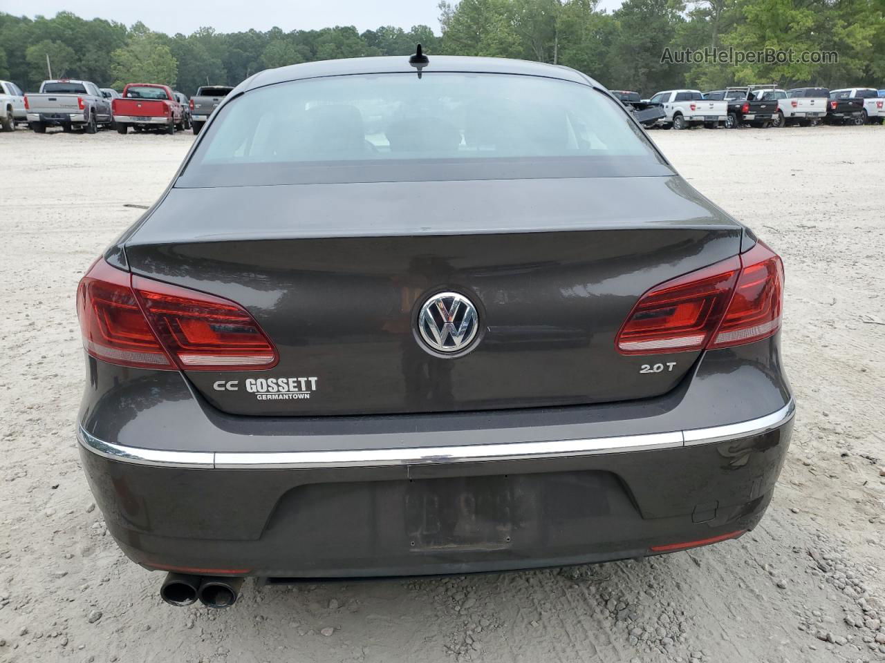 2014 Volkswagen Cc Sport Brown vin: WVWBN7ANXEE506782