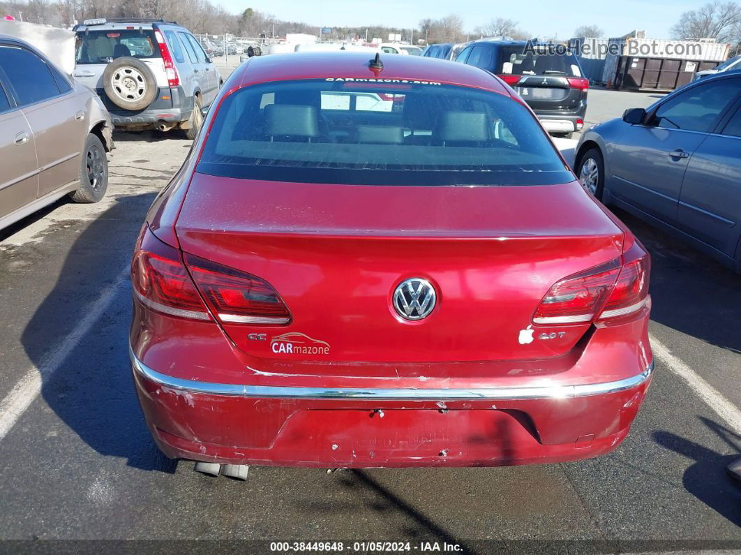 2014 Volkswagen Cc 2.0t Sport Red vin: WVWBN7ANXEE532265