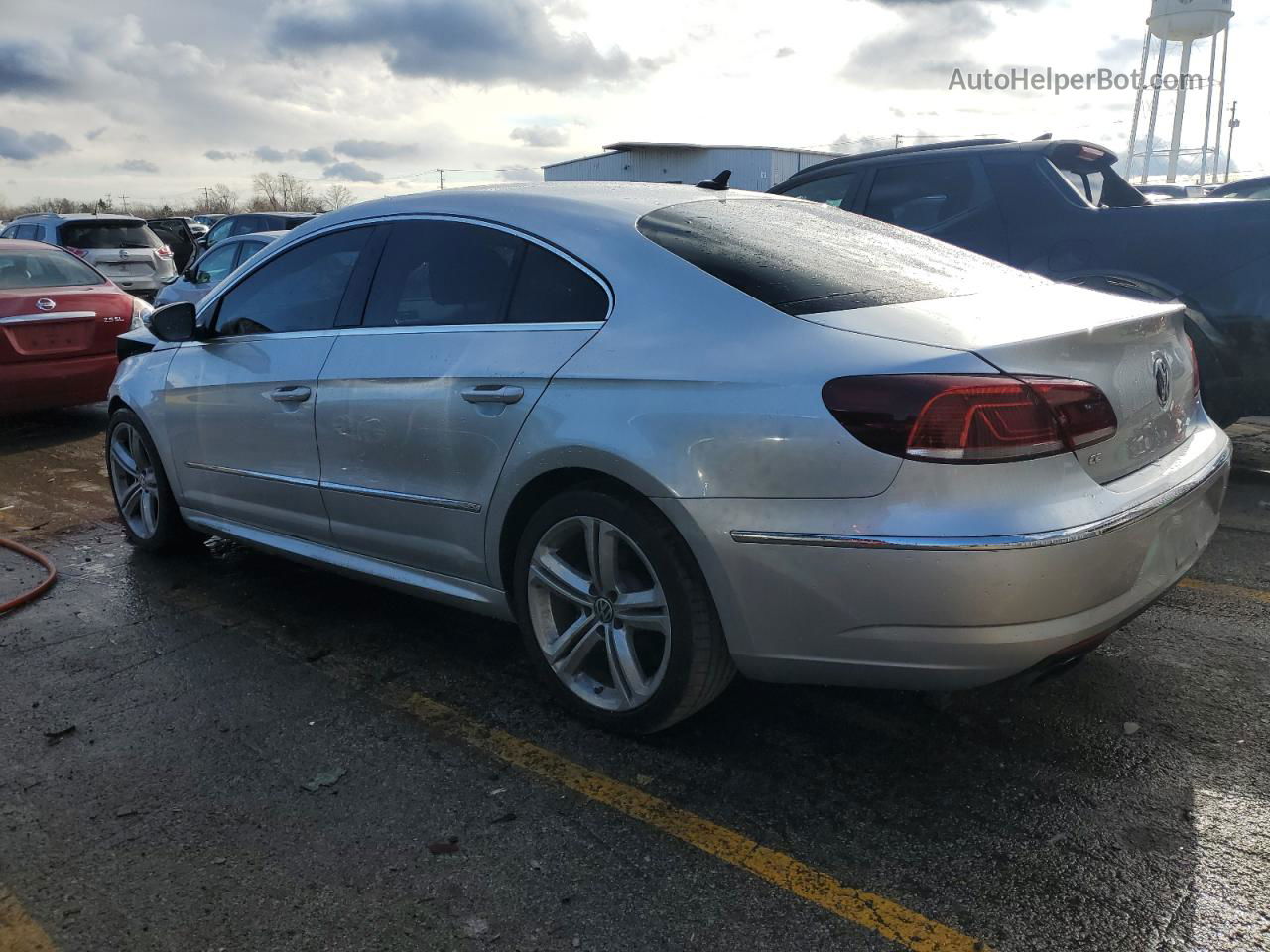 2016 Volkswagen Cc Base Silver vin: WVWBN7ANXGE502475