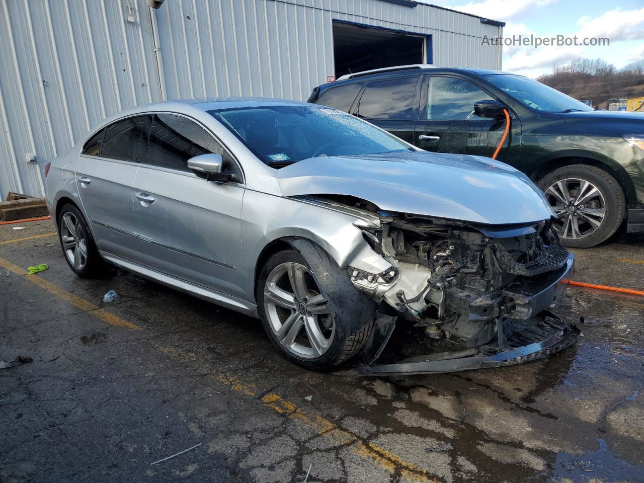 2016 Volkswagen Cc Base Silver vin: WVWBN7ANXGE502475