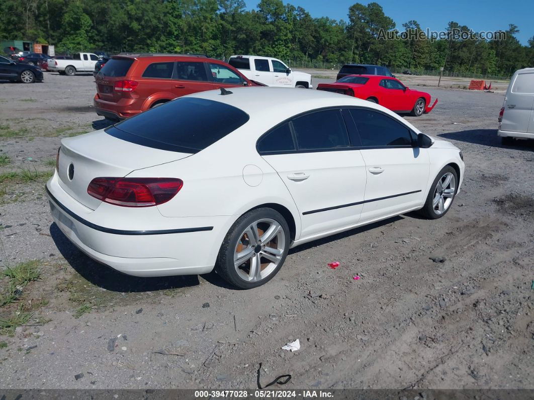 2013 Volkswagen Cc 2.0t Sport Plus White vin: WVWBP7AN0DE501244