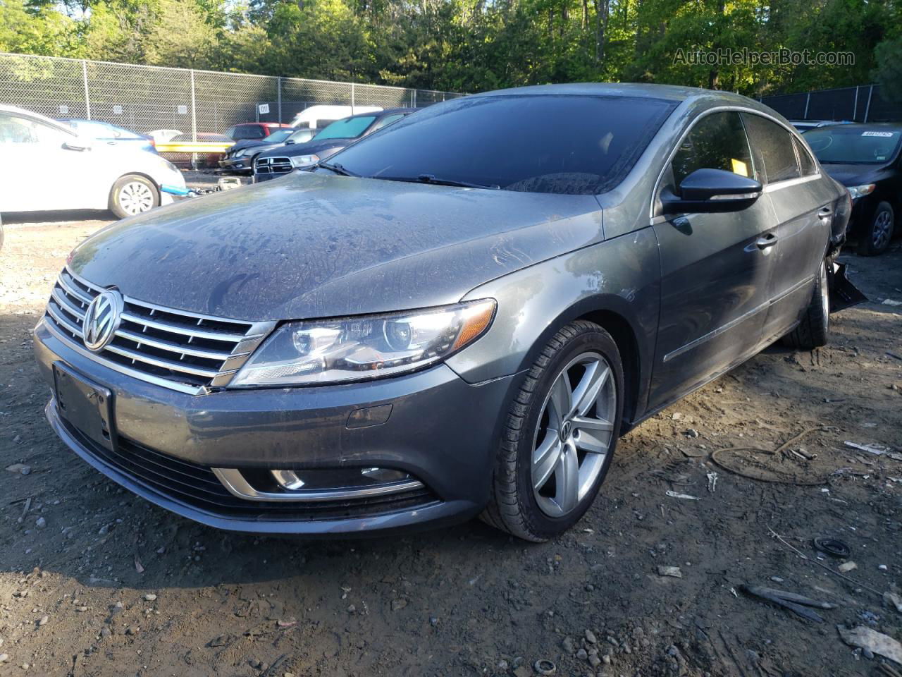 2013 Volkswagen Cc Sport Gray vin: WVWBP7AN0DE511305