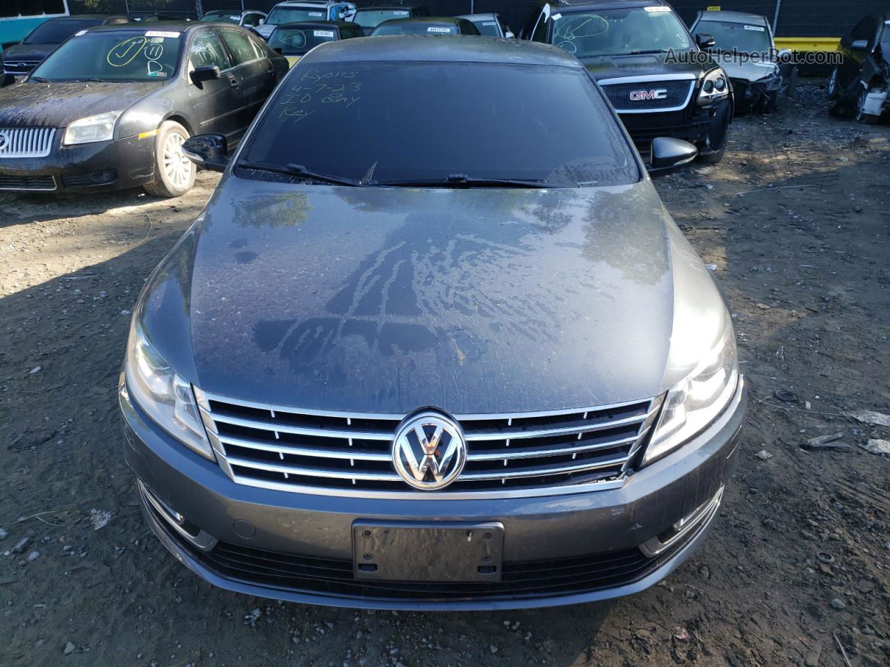 2013 Volkswagen Cc Sport Gray vin: WVWBP7AN0DE511305