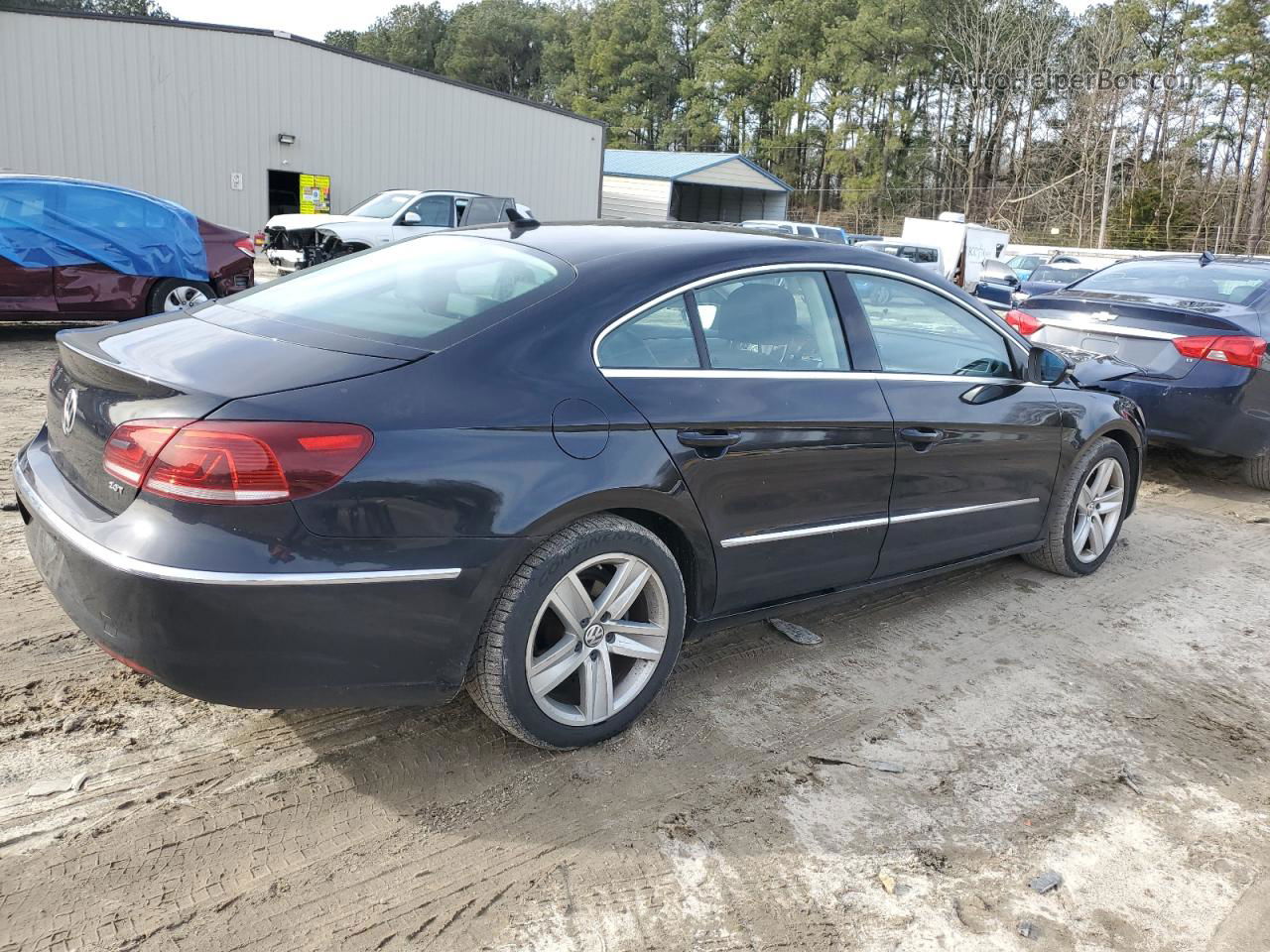 2013 Volkswagen Cc Sport Black vin: WVWBP7AN0DE554719