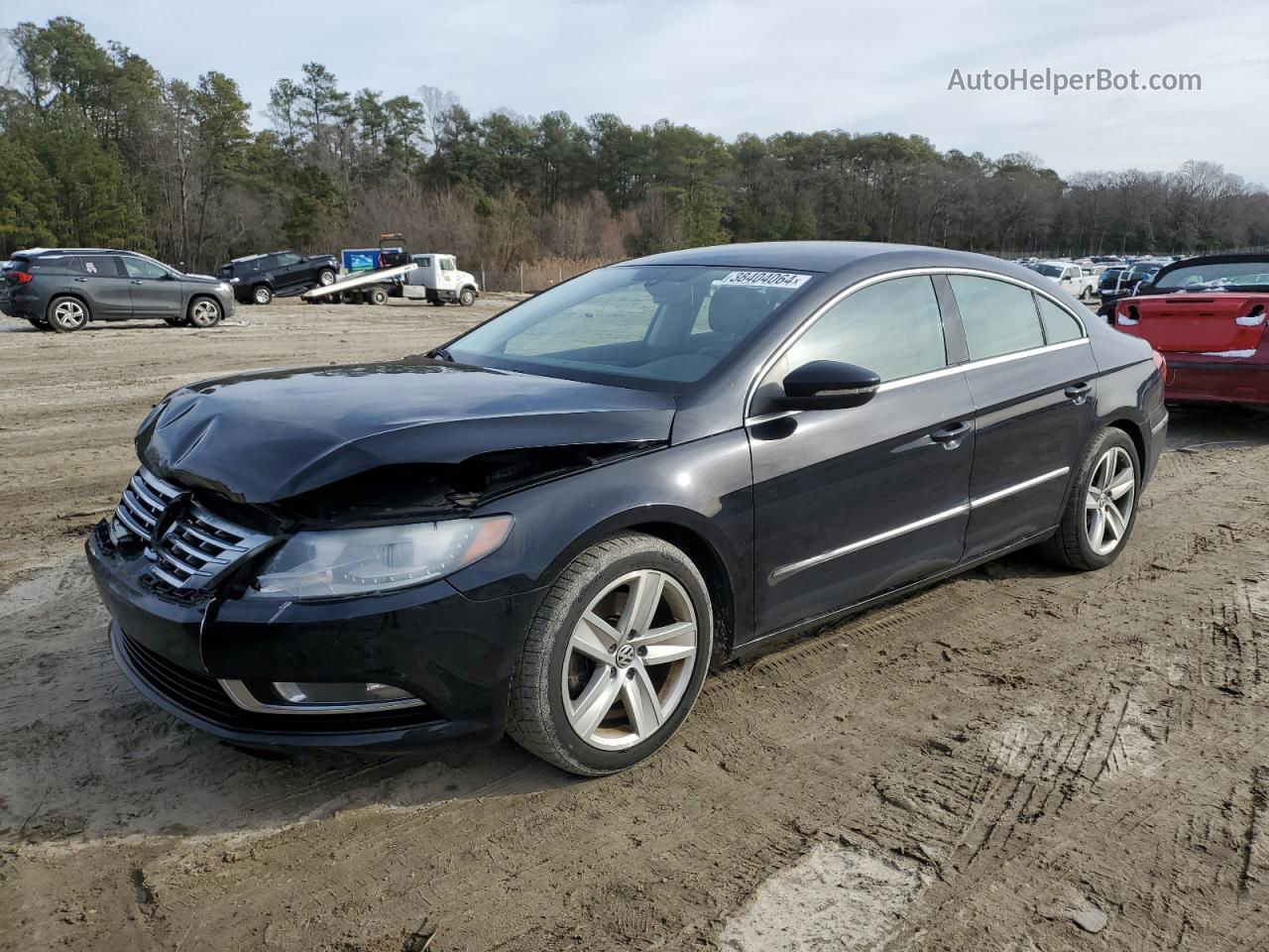 2013 Volkswagen Cc Sport Black vin: WVWBP7AN0DE554719