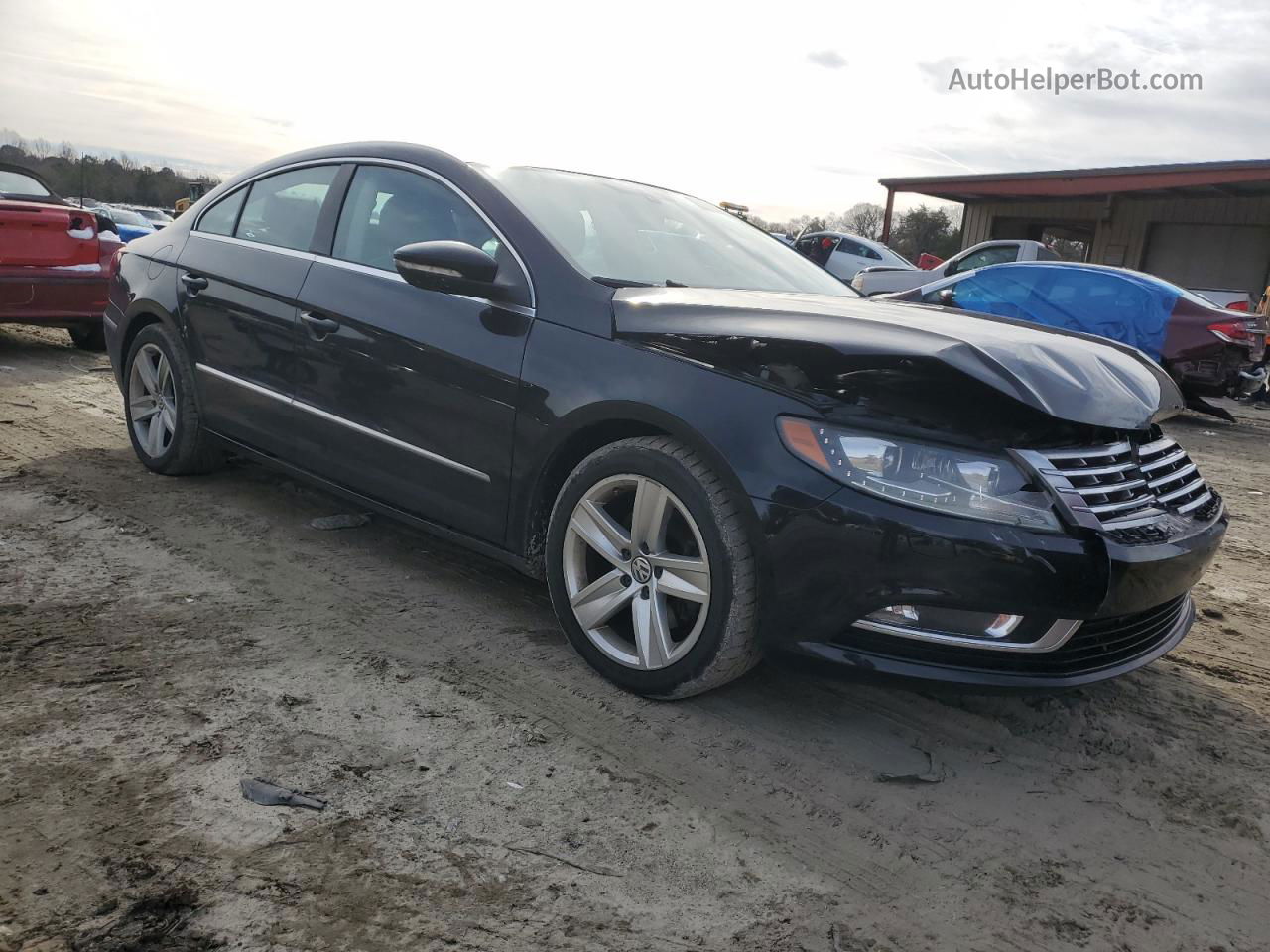 2013 Volkswagen Cc Sport Black vin: WVWBP7AN0DE554719