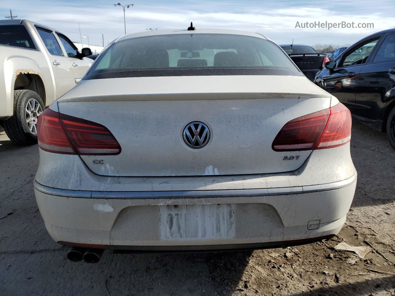 2013 Volkswagen Cc Sport Белый vin: WVWBP7AN0DE558270