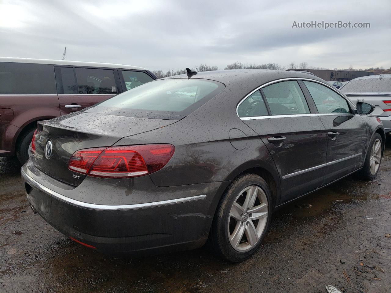 2014 Volkswagen Cc Sport Brown vin: WVWBP7AN0EE509586