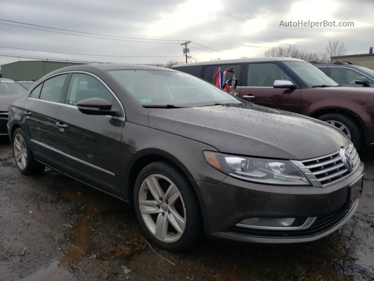 2014 Volkswagen Cc Sport Brown vin: WVWBP7AN0EE509586