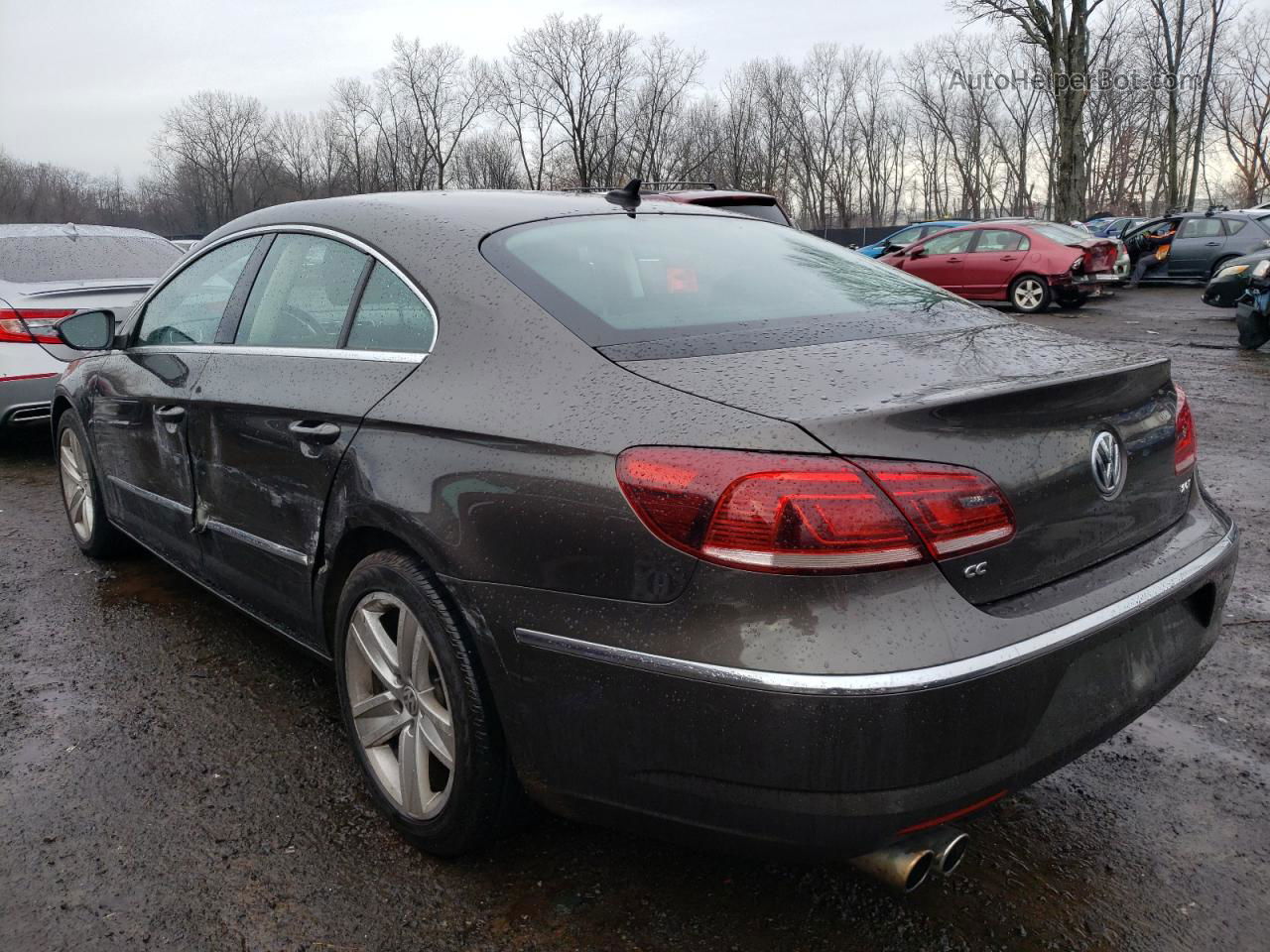 2014 Volkswagen Cc Sport Коричневый vin: WVWBP7AN0EE509586