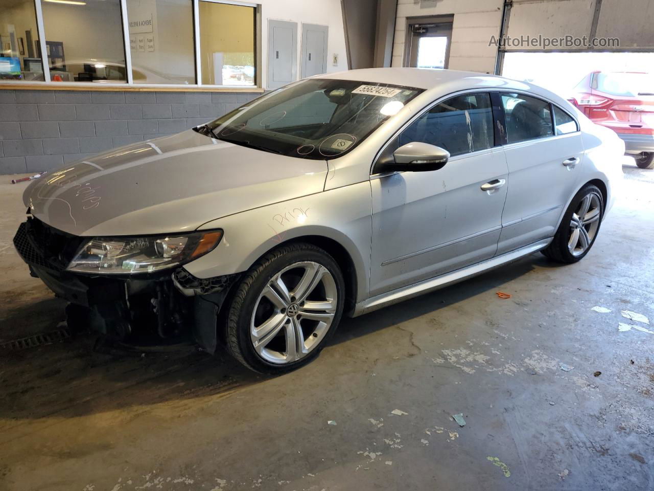 2014 Volkswagen Cc Sport Silver vin: WVWBP7AN0EE518871