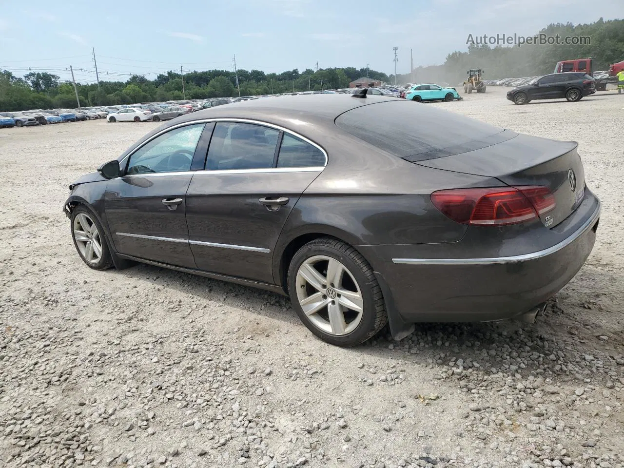 2014 Volkswagen Cc Sport Brown vin: WVWBP7AN0EE523925