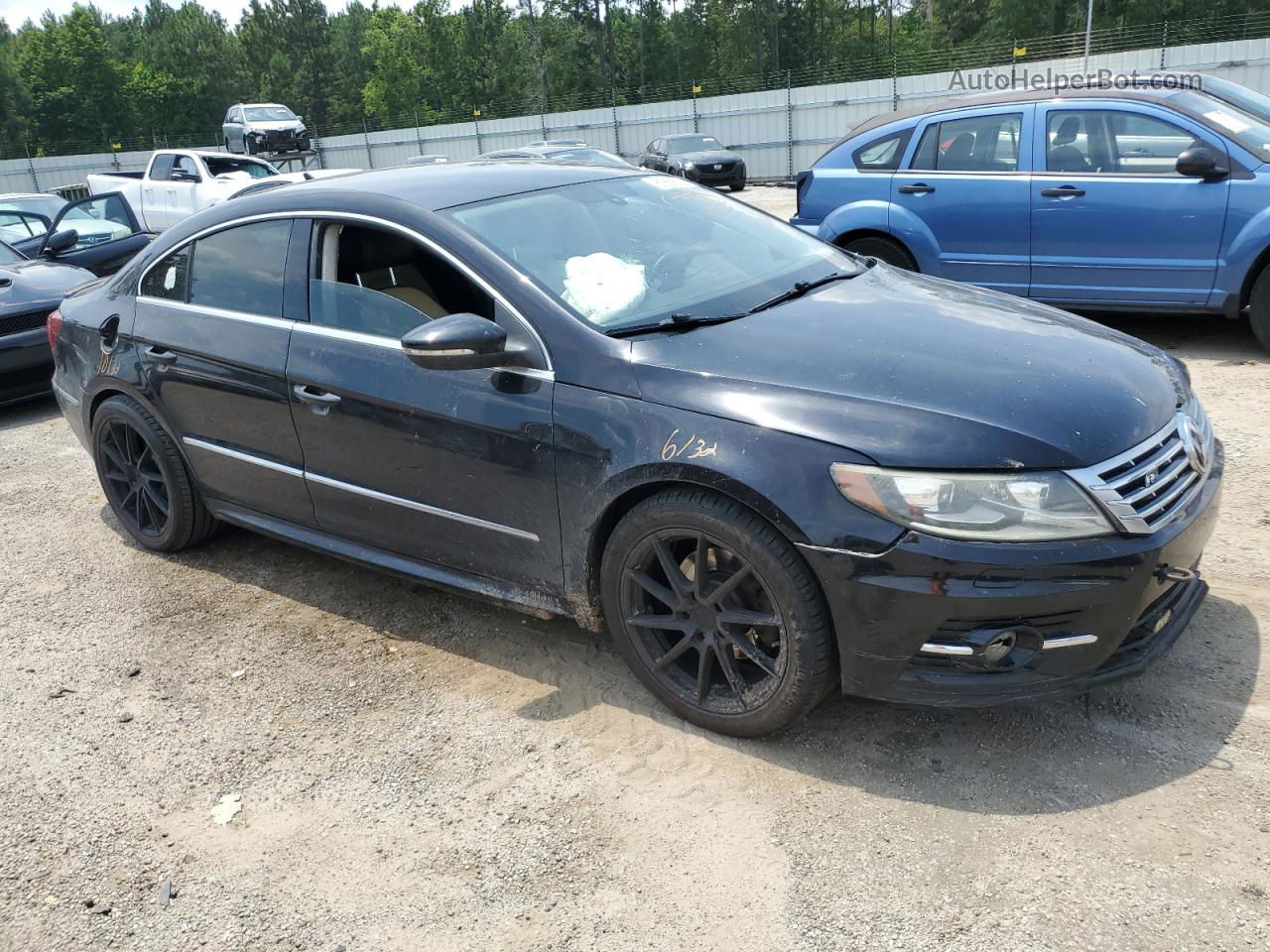 2014 Volkswagen Cc Sport Black vin: WVWBP7AN0EE527134