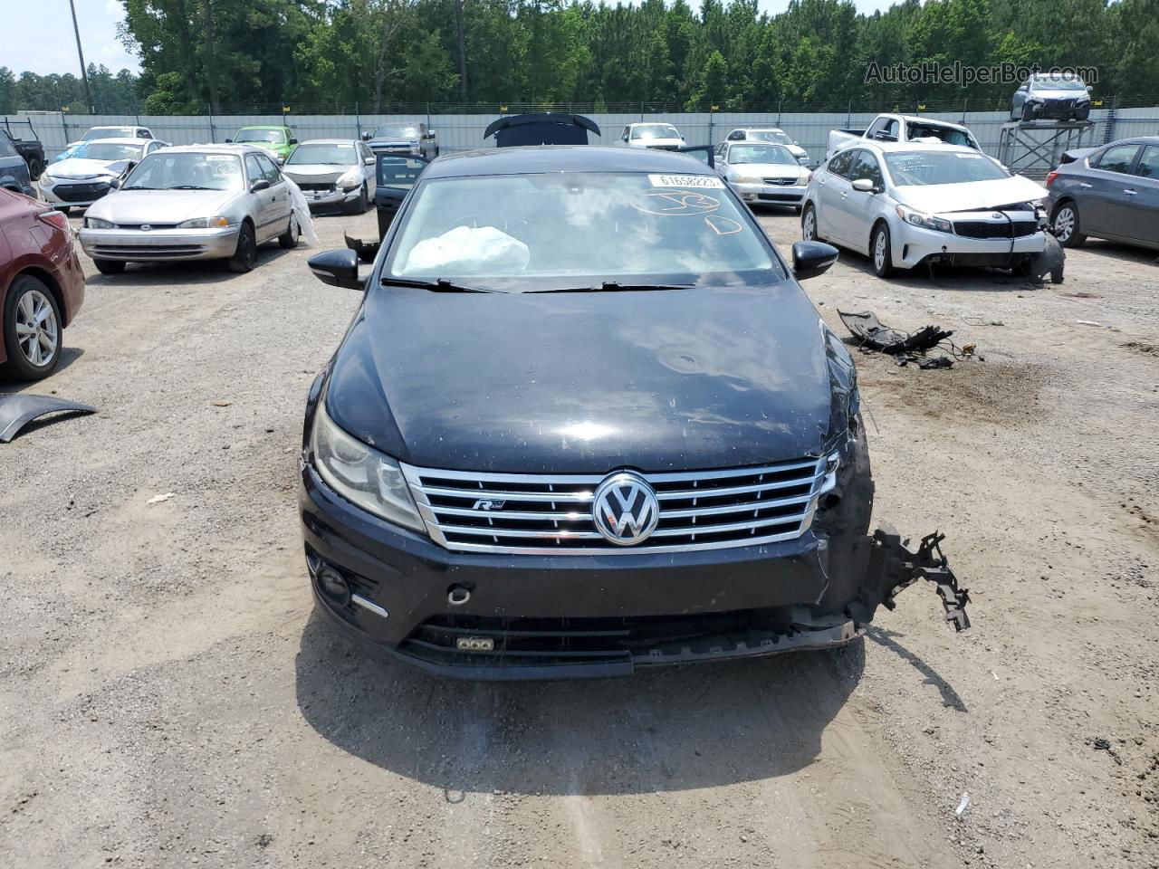 2014 Volkswagen Cc Sport Black vin: WVWBP7AN0EE527134