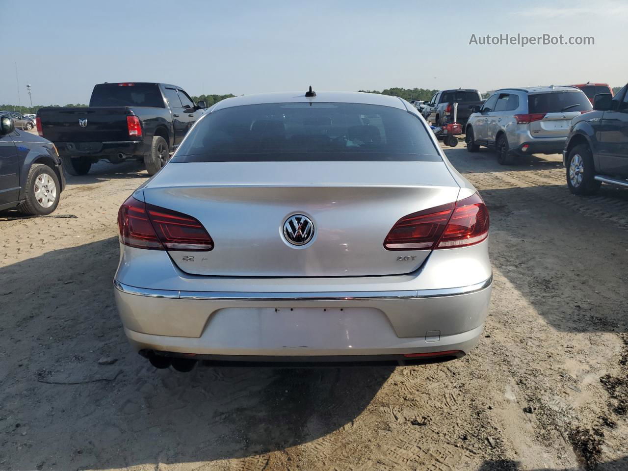 2014 Volkswagen Cc Sport Silver vin: WVWBP7AN0EE539395