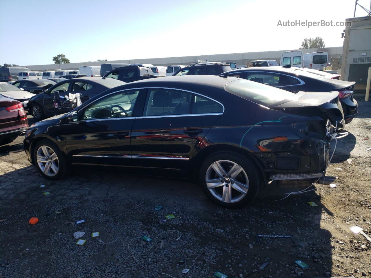 2016 Volkswagen Cc Base Black vin: WVWBP7AN0GE512944