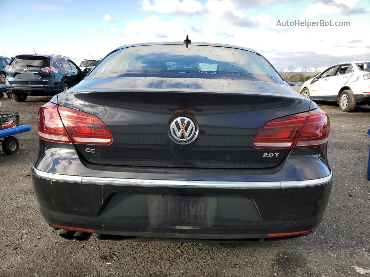 2013 Volkswagen Cc Sport Black vin: WVWBP7AN1DE500488