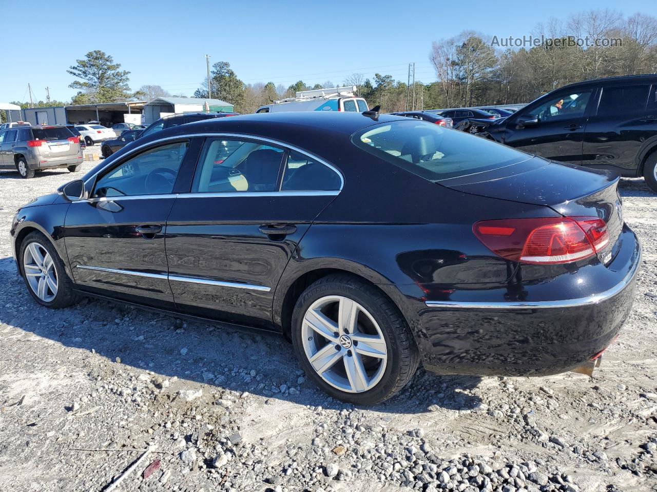 2013 Volkswagen Cc Sport Black vin: WVWBP7AN1DE521566