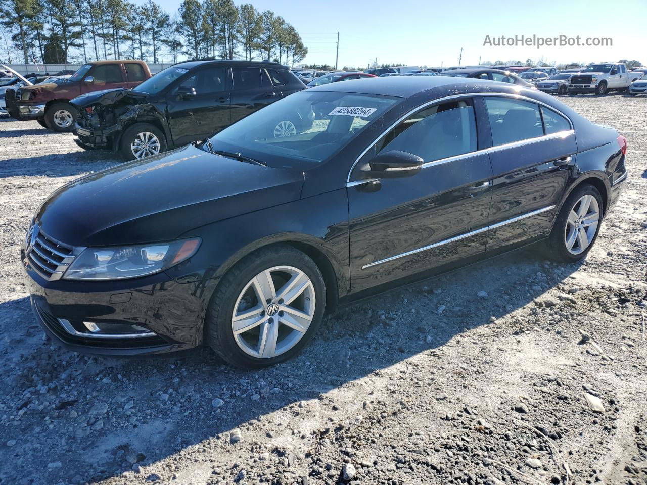 2013 Volkswagen Cc Sport Black vin: WVWBP7AN1DE521566