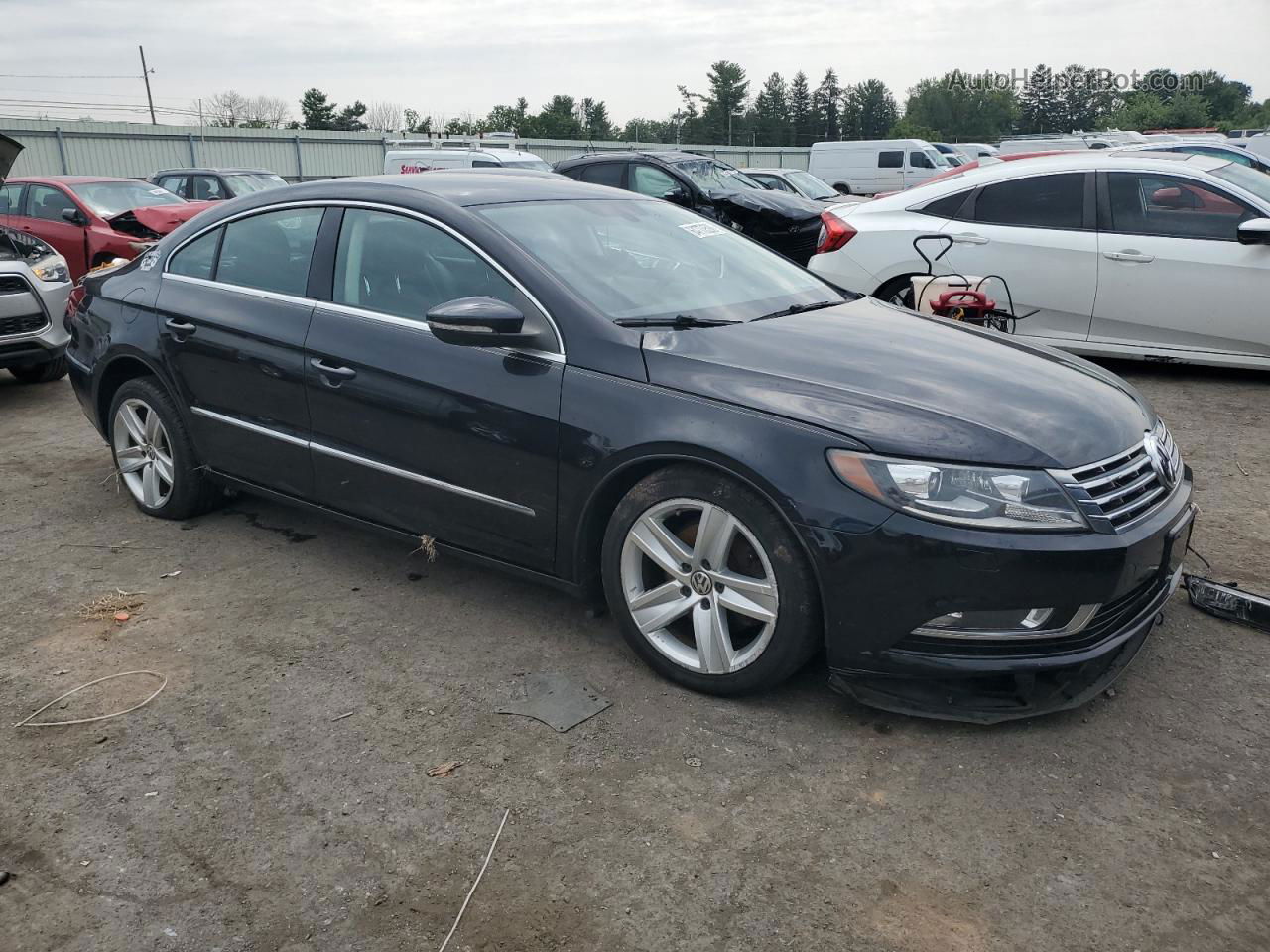 2013 Volkswagen Cc Sport Black vin: WVWBP7AN1DE566779